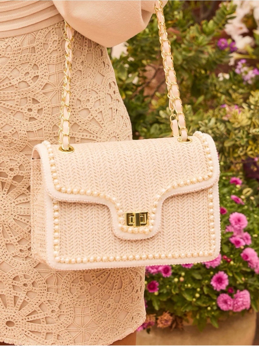 Pearl handbag